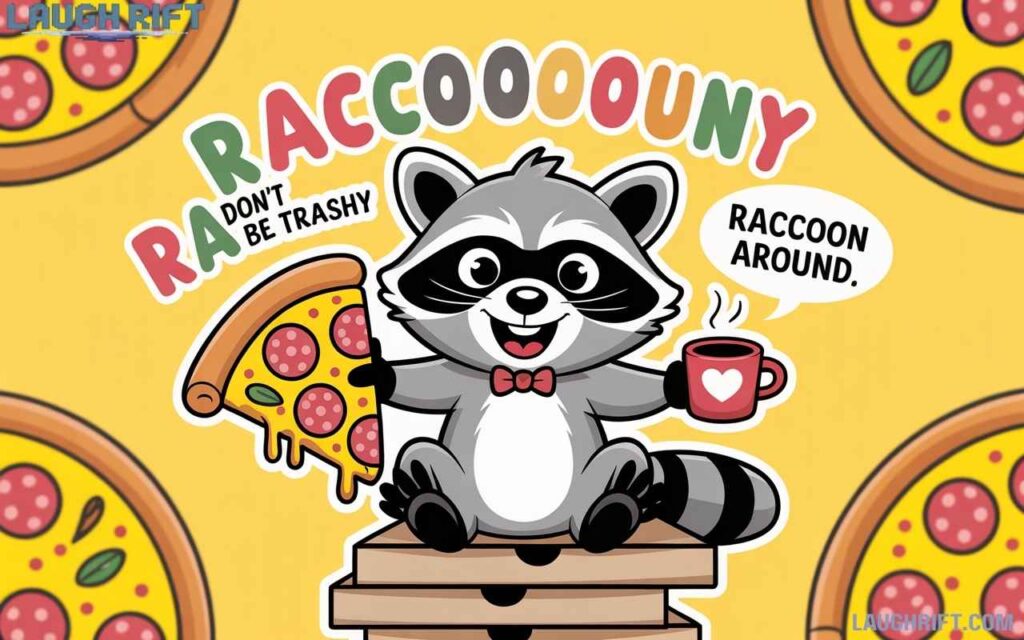 Funny and claver Raccoon Humor by Mood
