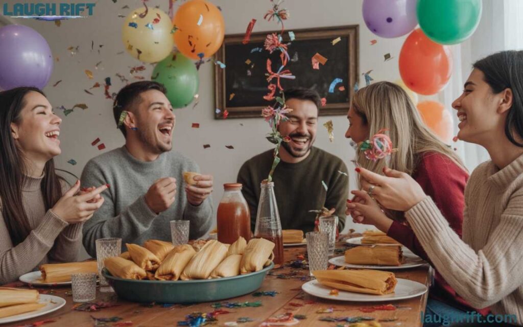 Funny food jokes for festive party with Mexican dishes.