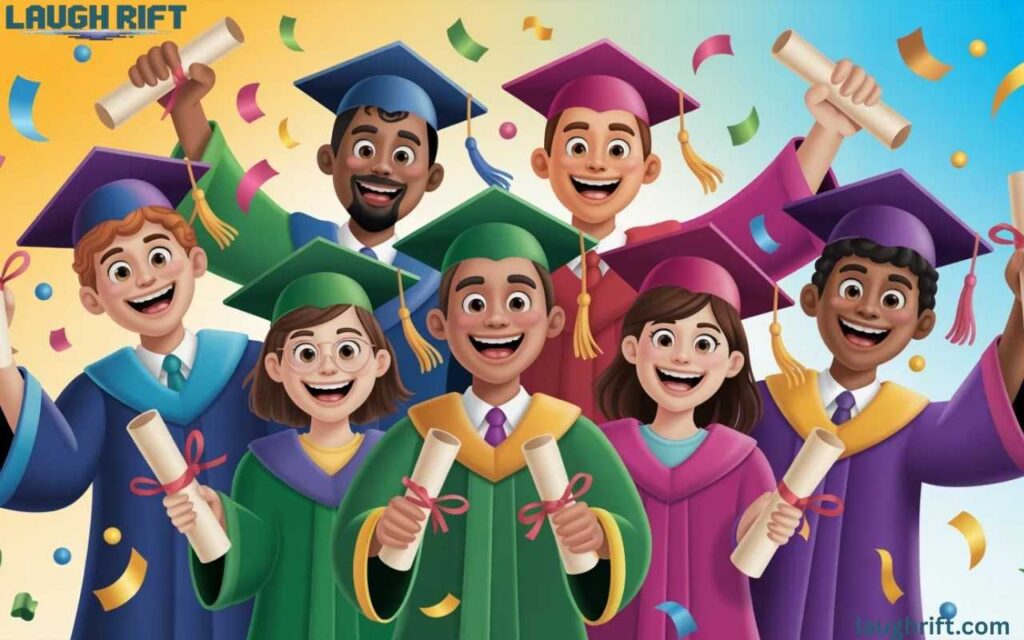 Funny graduation puns for students.